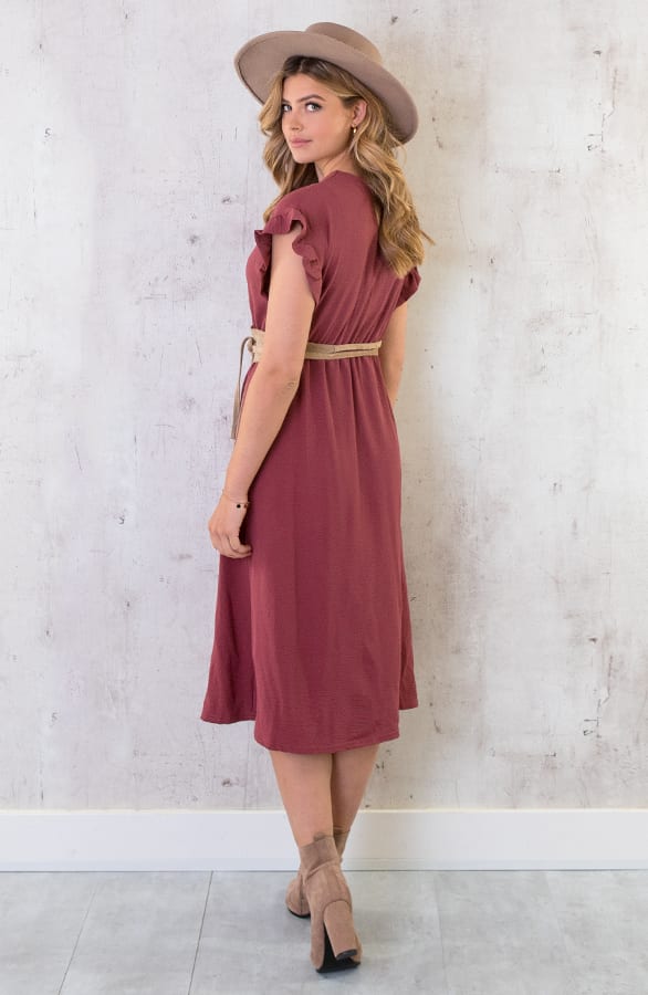 St. Tropez Jurk Midi Dust Roze 2.0 – shoparchief, foto 4