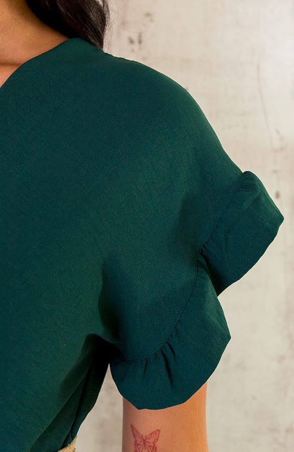 St. Tropez Jurk Midi Smaragdgroen 2.0 – shoparchief, foto 5