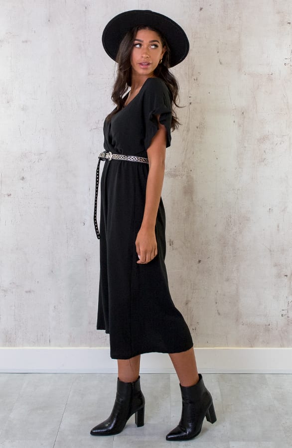 St. Tropez Jurk Midi Zwart 2.0 – shoparchief, foto 4