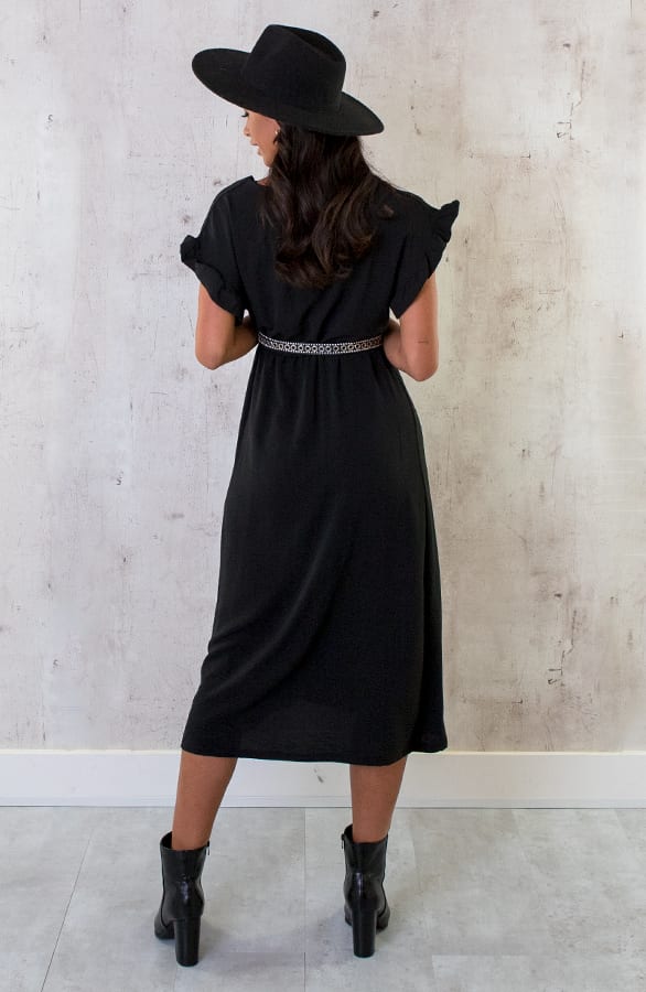 St. Tropez Jurk Midi Zwart 2.0 – shoparchief, foto 5