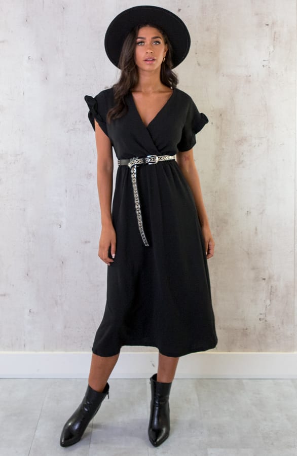 St. Tropez Jurk Midi Zwart 2.0 – shoparchief, foto 2