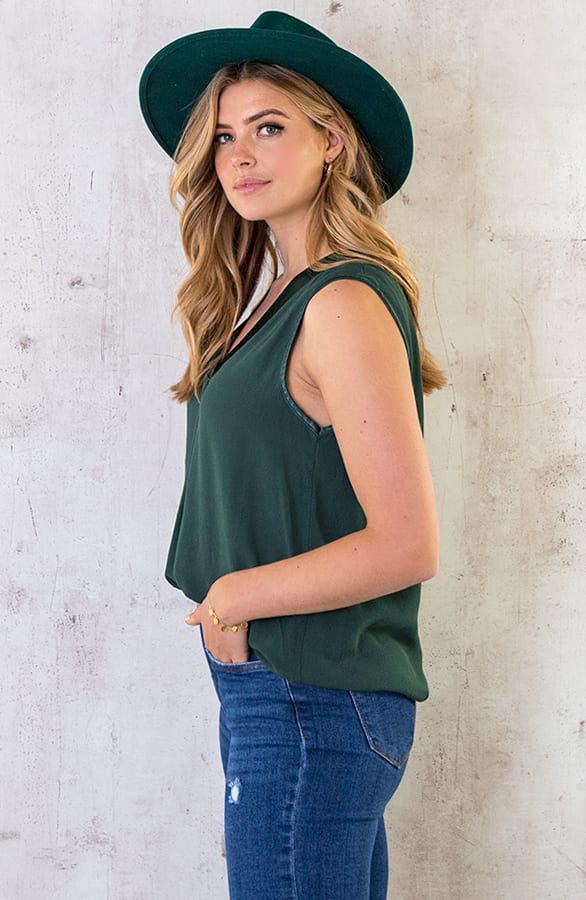 Viscose Marant Lulu Top Smaragd – shoparchief, foto 3