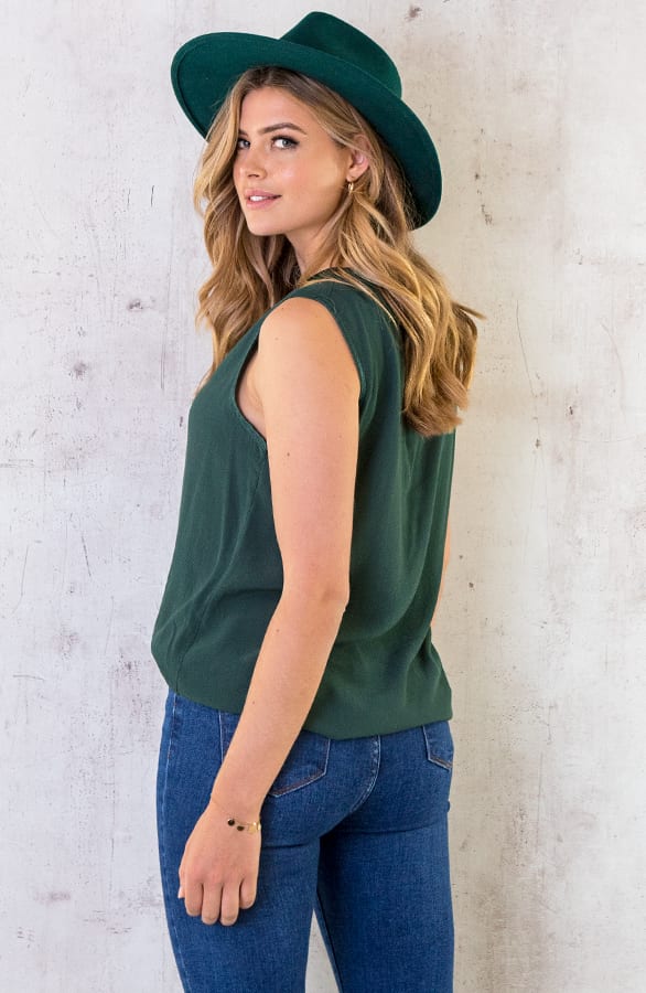 Viscose Marant Lulu Top Smaragd – shoparchief, foto 4