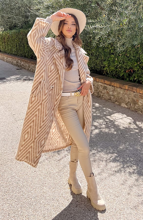 Woven Jas Zigzag Beige – shoparchief, foto 10