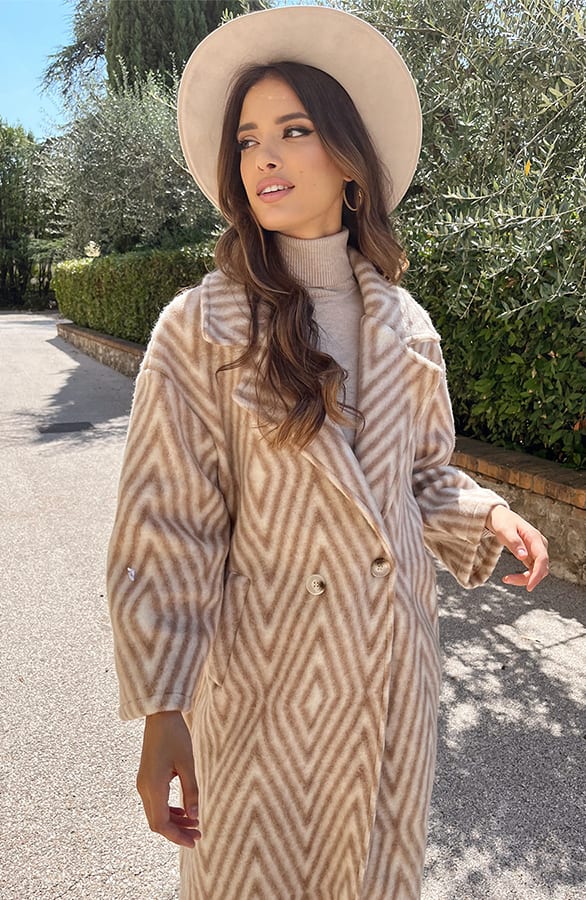 Woven Jas Zigzag Beige – shoparchief, foto 7