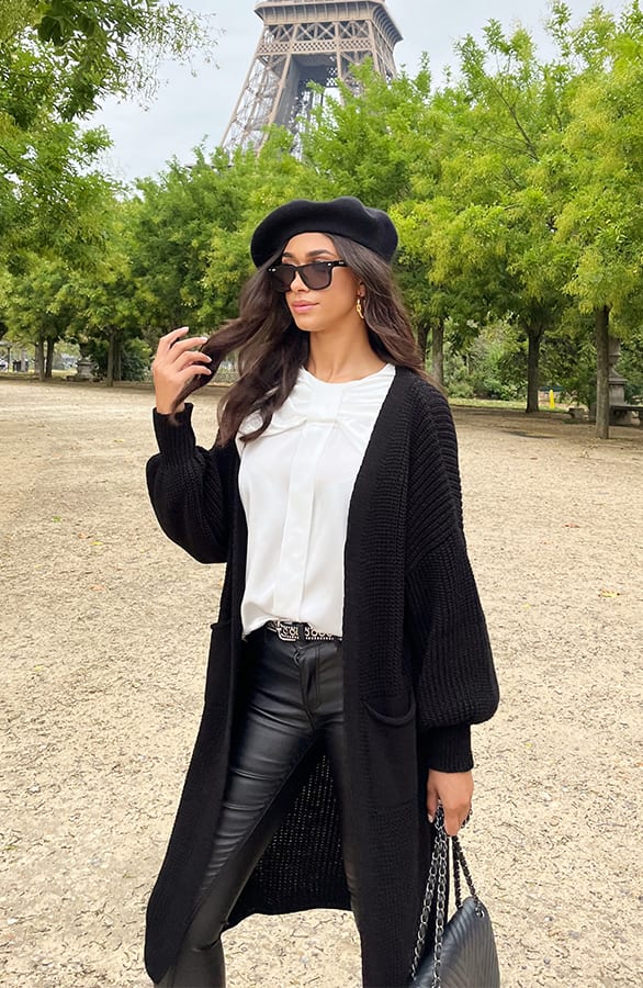 Zijden Strik Blouse Ecru – shoparchief, foto 2