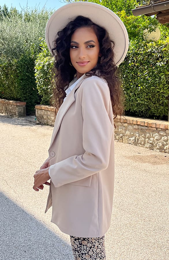 Classic Blazer Beige – shoparchief, foto 4