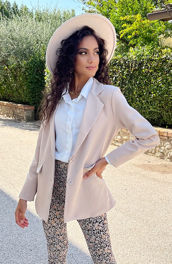 Classic Blazer Beige – shoparchief, foto 2