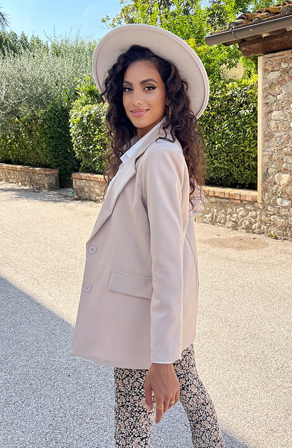Classic Blazer Beige – shoparchief, foto 5