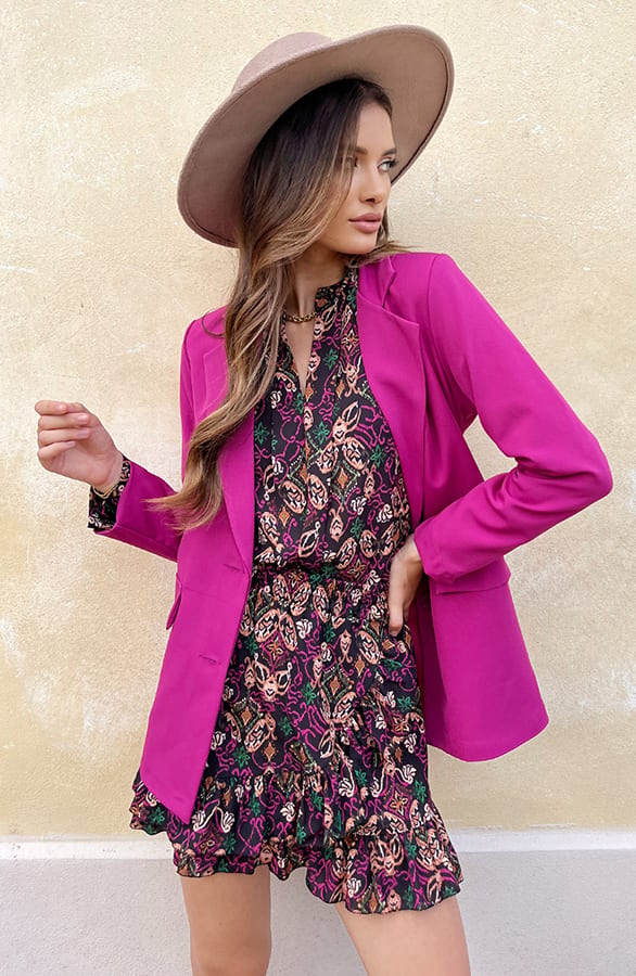 Classic Blazer Magenta – shoparchief, foto 3