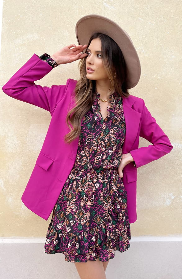 Classic Blazer Magenta – shoparchief, foto 7