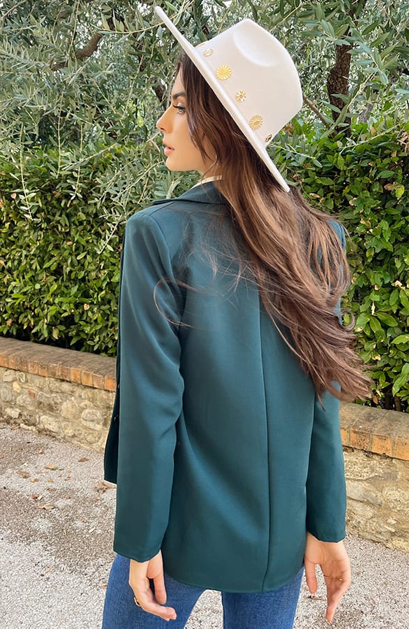 Classic Blazer Smaragd – shoparchief, foto 5