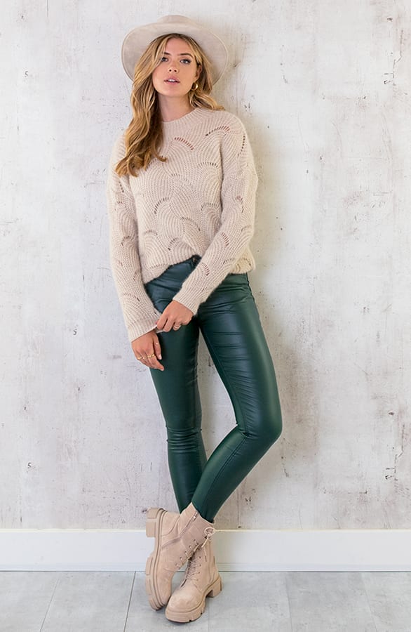 Coating Jeans Emerald Green – shoparchief, foto 12