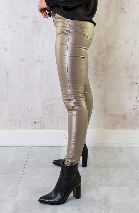Coating Jeans Metallic Gold, Alle Kleidung, Foto 3