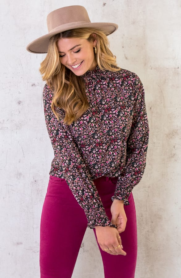 Col Blouse Bloemetjes – shoparchief, foto 3