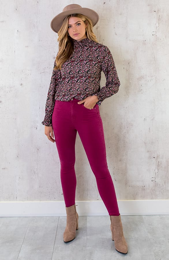 Col Blouse Bloemetjes – shoparchief, foto 7