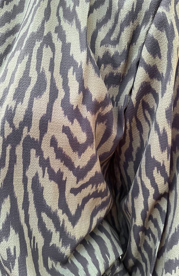 Col Blouse Zebra Army – shoparchief, foto 13