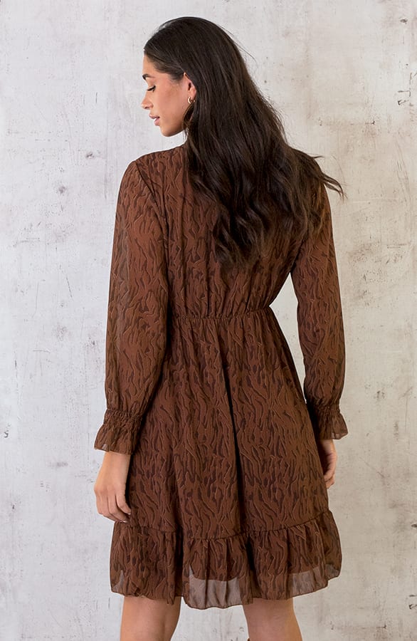 Col Jurk Zebra Choco – shoparchief, foto 3