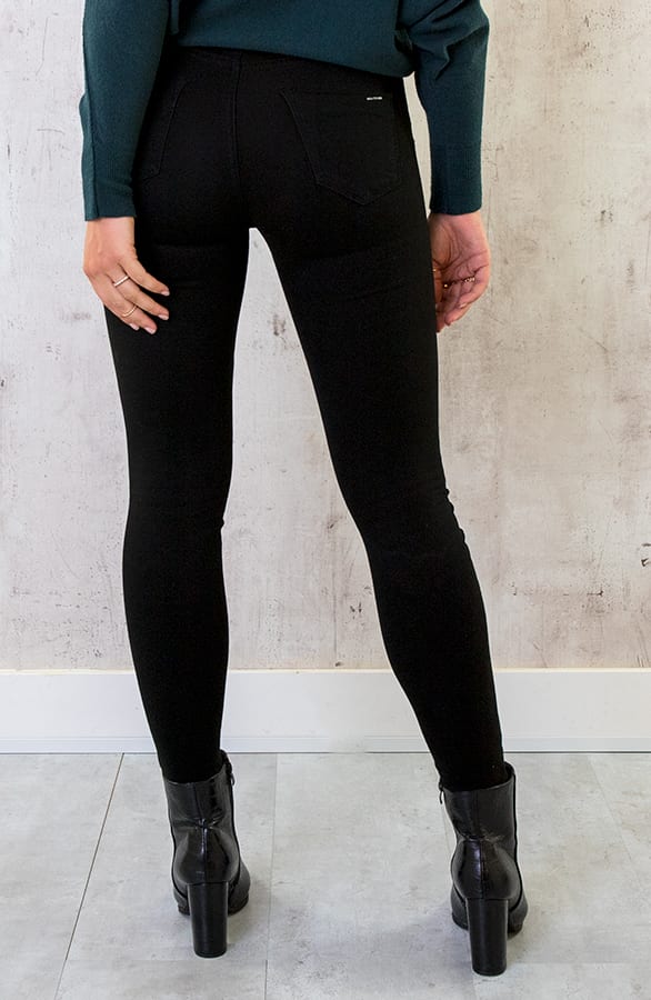 Skinny Jeans High Waist Zwart – spijkerbroeken, foto 4