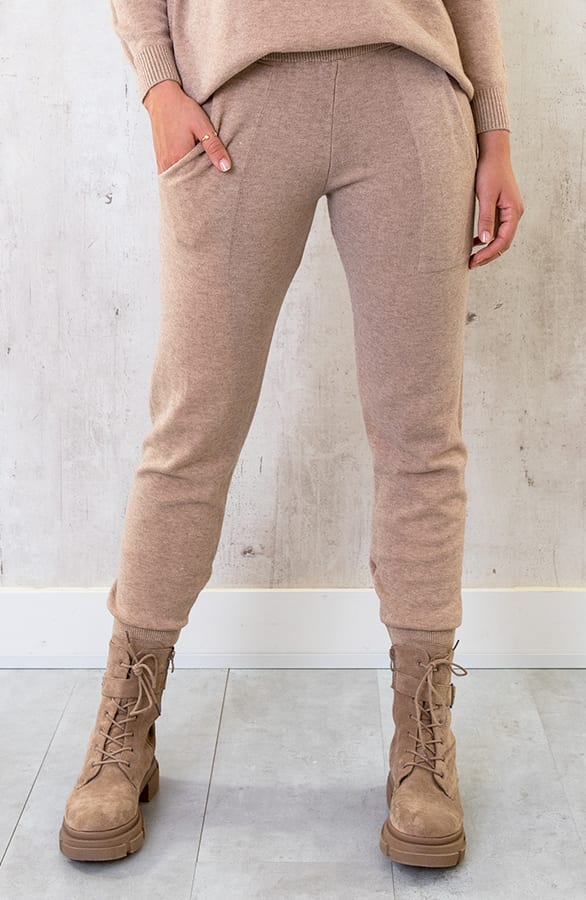 Joggingbroek Met Zakken Camel – shoparchief, foto 1