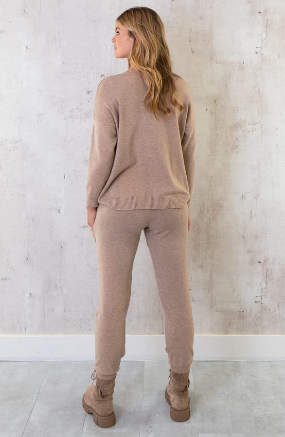 Joggingtrui Met V-hals Camel – shoparchief, foto 11