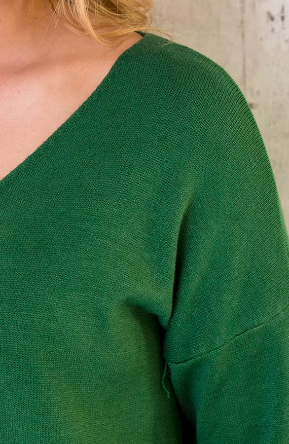 Joggingtrui Met V-hals Groen – shoparchief, foto 5