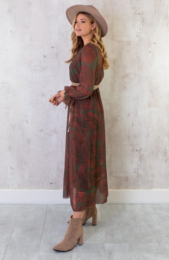 Maxi Jurk Leaves Army – shoparchief, foto 5