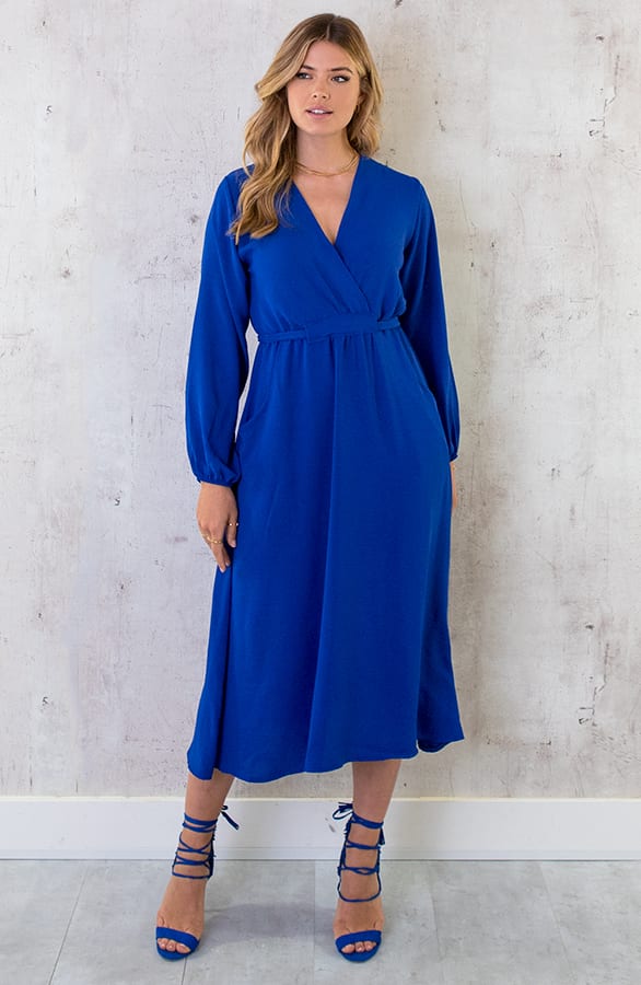 Midi Pocket Dress Kobalt – shoparchief, foto 3
