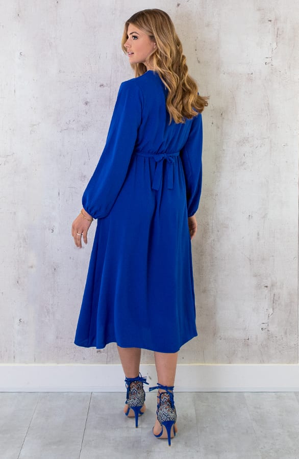 Midi Pocket Dress Kobalt – shoparchief, foto 8