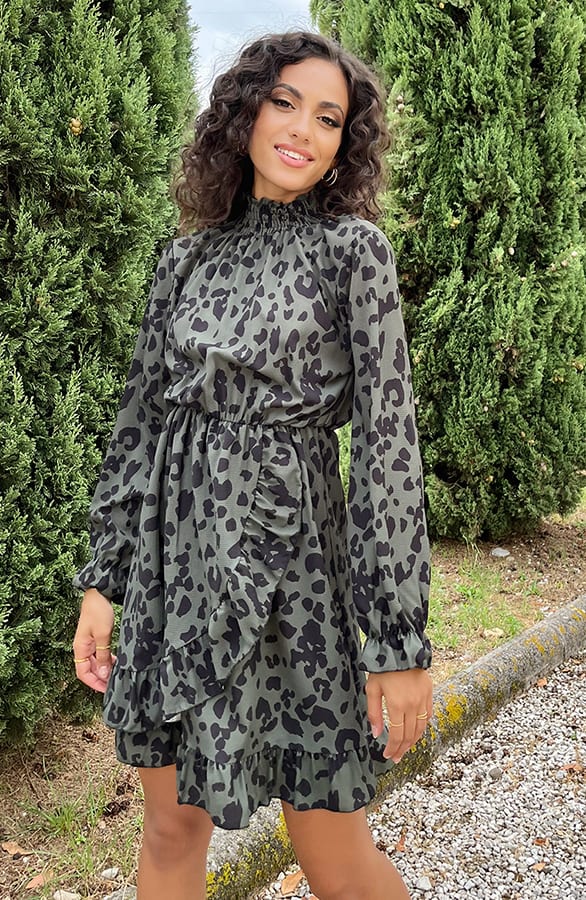 Overslag Col Jurk Leopard Army – shoparchief, foto 2