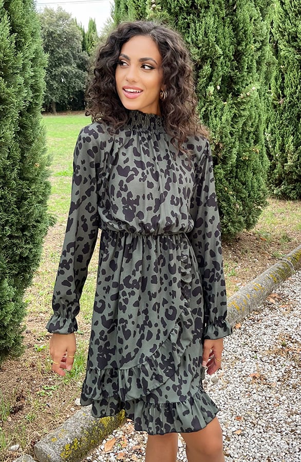 Overslag Col Jurk Leopard Army – shoparchief, foto 1