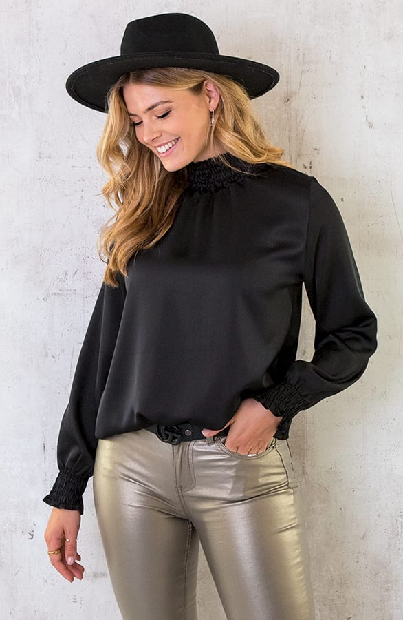 Leather Braid Hat Black – shoparchief, foto 6