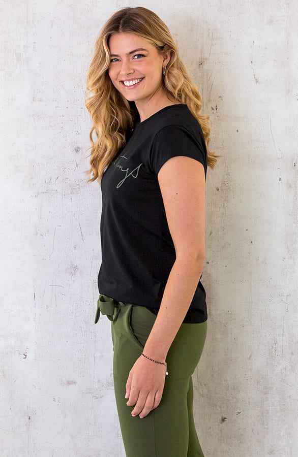 Simple Things Top Zwart Groen – shoparchief, foto 3