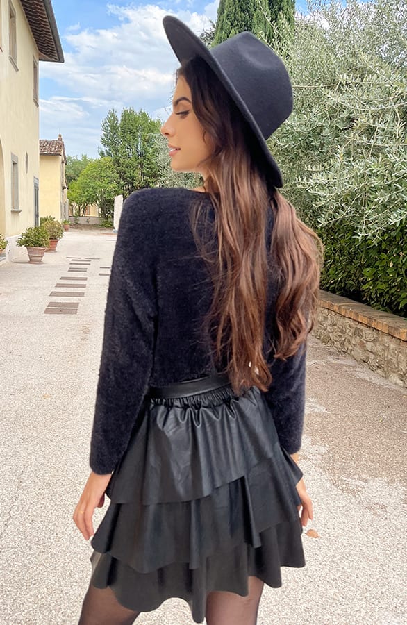 Soft Trui Slim Fit Zwart – shoparchief, foto 5