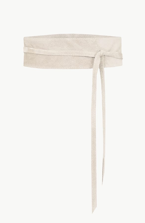 Suede Wikkelriem Light Beige – alle accessoires, foto 1