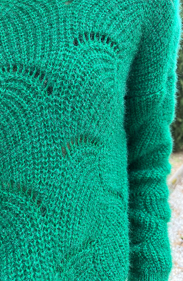 Soft Trui Pattern Bright Green – shoparchief, foto 9