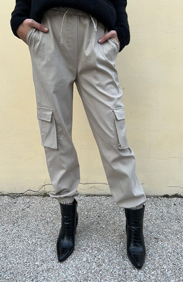 Cargo Pants Beige – shoparchief, foto 6