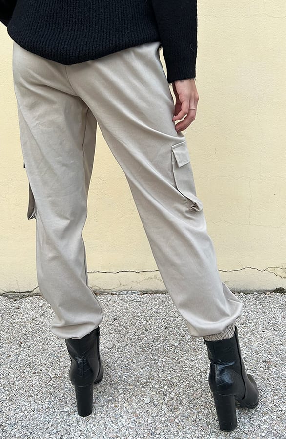 Cargo Pants Beige – shoparchief, foto 8