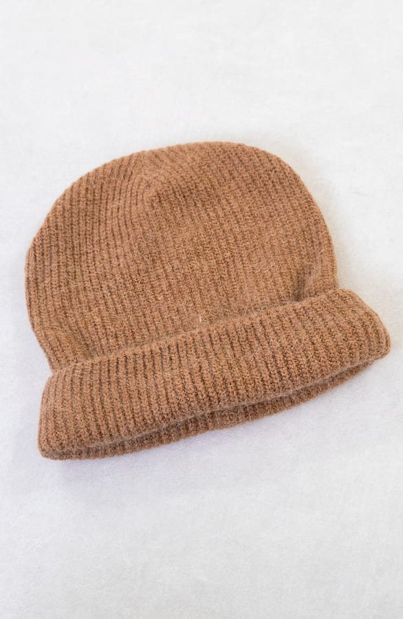 Dames Beanie Camel – shoparchief, foto 5