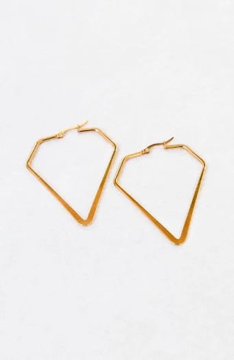 Diamant Oorbellen Groot Goud – shoparchief, foto 1