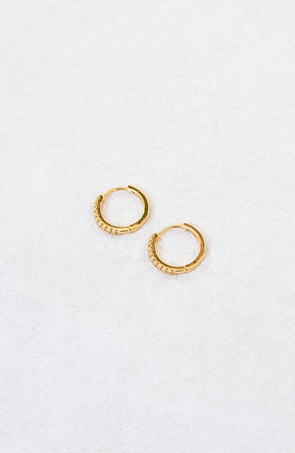 Diamanten Creolen Klein Goud – shoparchief, foto 2