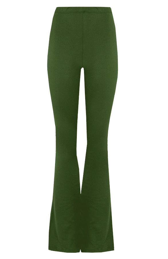 Flared Broek Uni Groen – shoparchief, foto 1