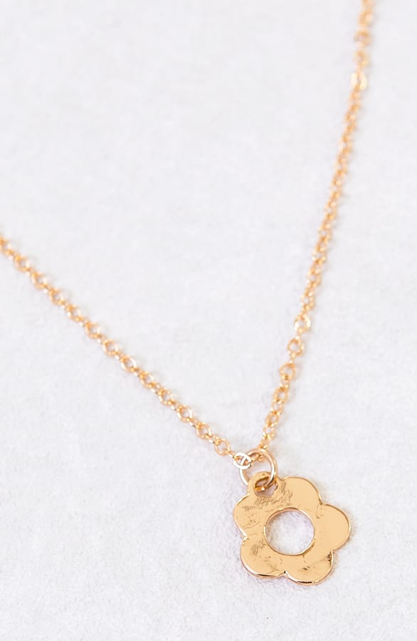 Flower Open Ketting Goud – shoparchief, foto 3