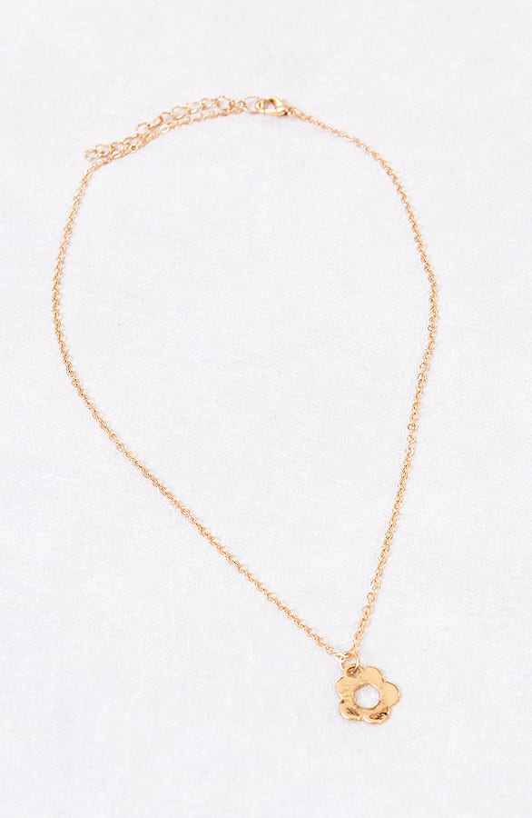 Flower Open Ketting Goud – shoparchief, foto 2