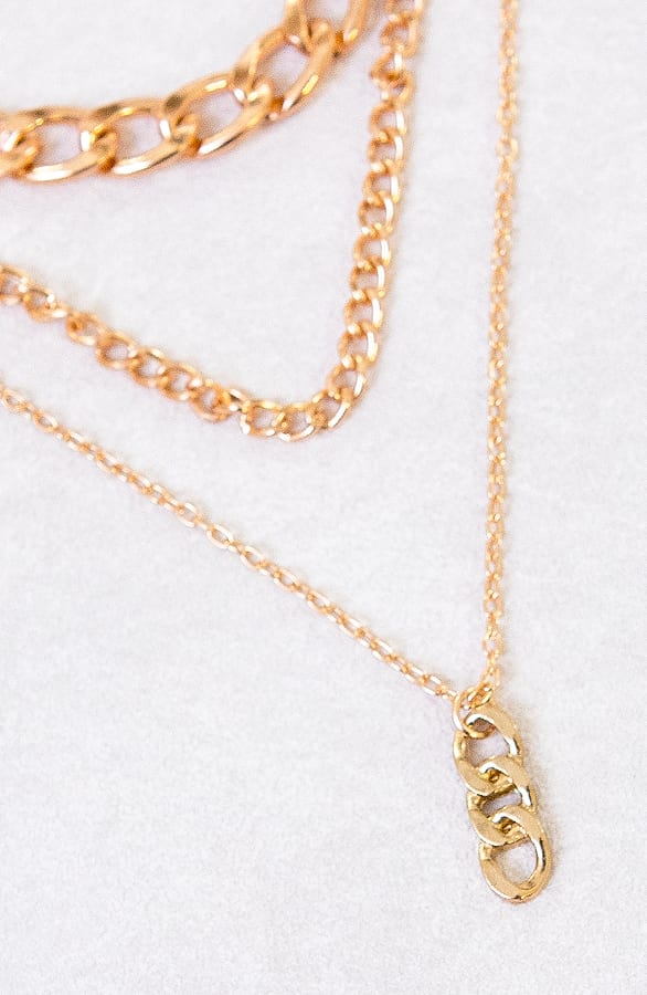 Laagjes Ketting Chains Goud – shoparchief, foto 3