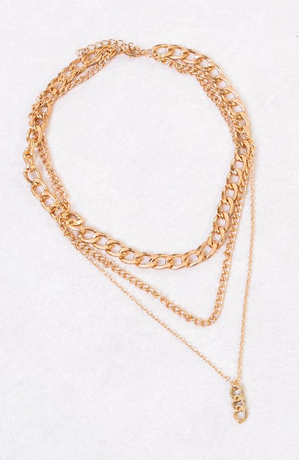 Laagjes Ketting Chains Goud – shoparchief, foto 2