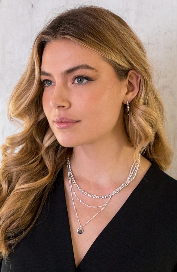 Laagjes Ketting Met Munt Zilver – shoparchief, foto 2