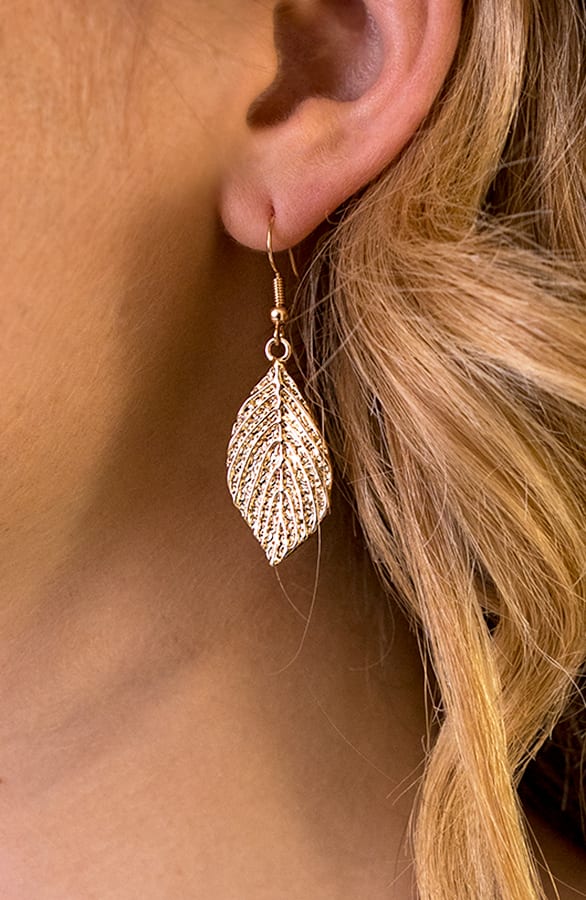 Leaves Oorbellen Gold – shoparchief, foto 2