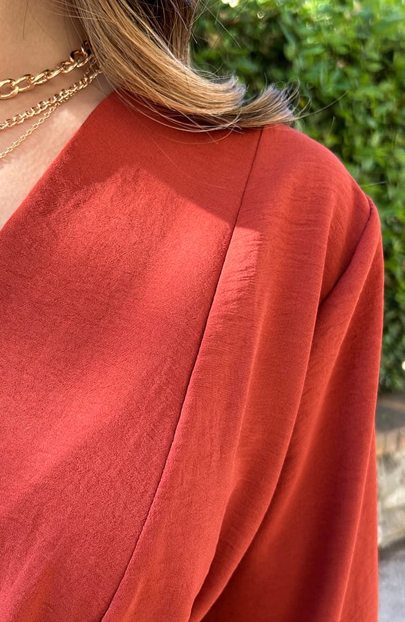 Limited Jurk Chicago Terracotta – shoparchief, foto 8
