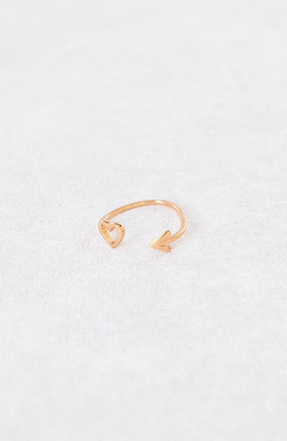 Love Arrow Ring Goud – shoparchief, foto 2